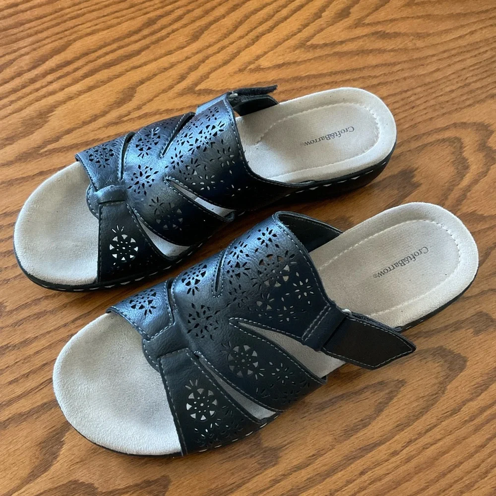Croft & Barrow (Kohl’s) Slide Sandals, Women’s Sz 8-8.5